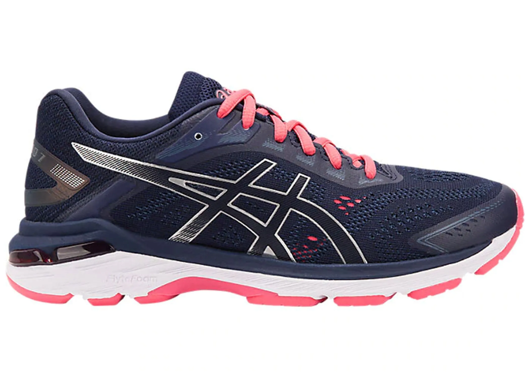 Asics Womens GT 2000 7 (D Width) <BR> 1012A146 401 Asics Shoes With Arch Support