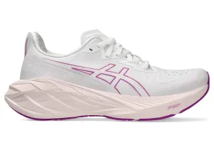 Running Shoes Under 50 Asics Women's NOVABLAST 4 Running Shoes in White/Soothing Sea