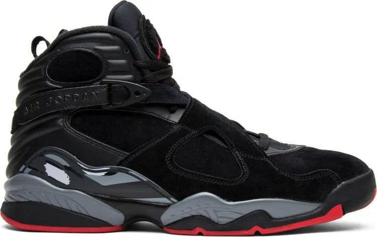 Nike Air Jordan 8 Retro 'Bred' Black Grey Red Sneaker Shoes Sale Men Size 8-13 Asics Gel Nimbus 25 Running Shoes