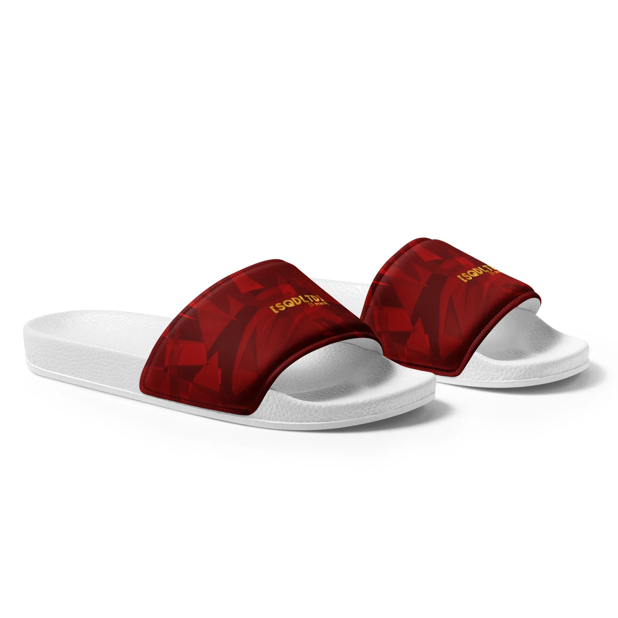 Sqdltd SB Women's slides Lava Sun Slippers Spanish Slang