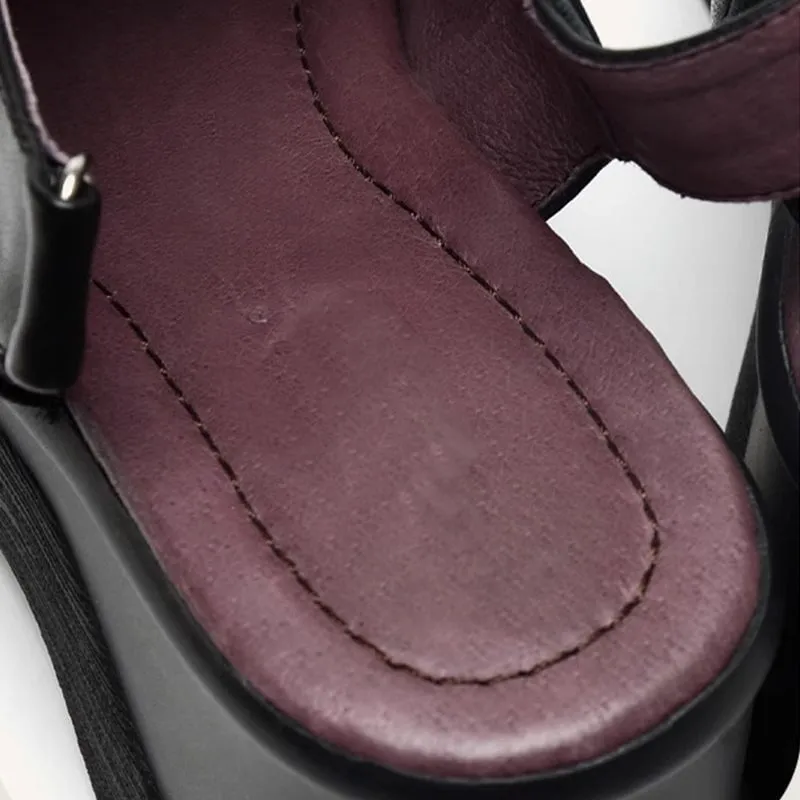 Metallic Silver Oxfords Soft Leather Platform Sandals Peep Toe Slingback High Heel Sandals in Black/Blue/White