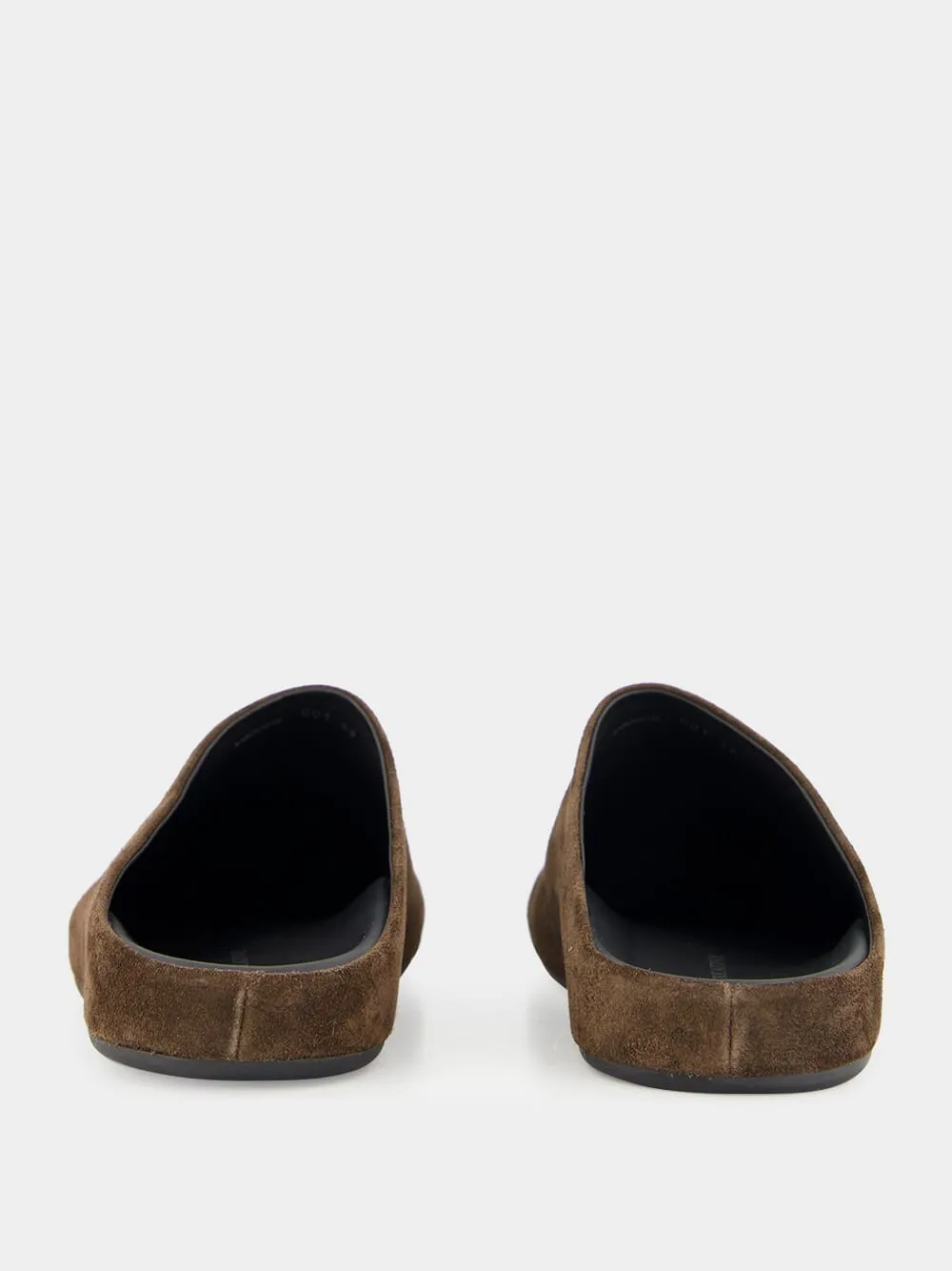 Babouche 001 Brown Suede Mule Sandals Sandals Usvi