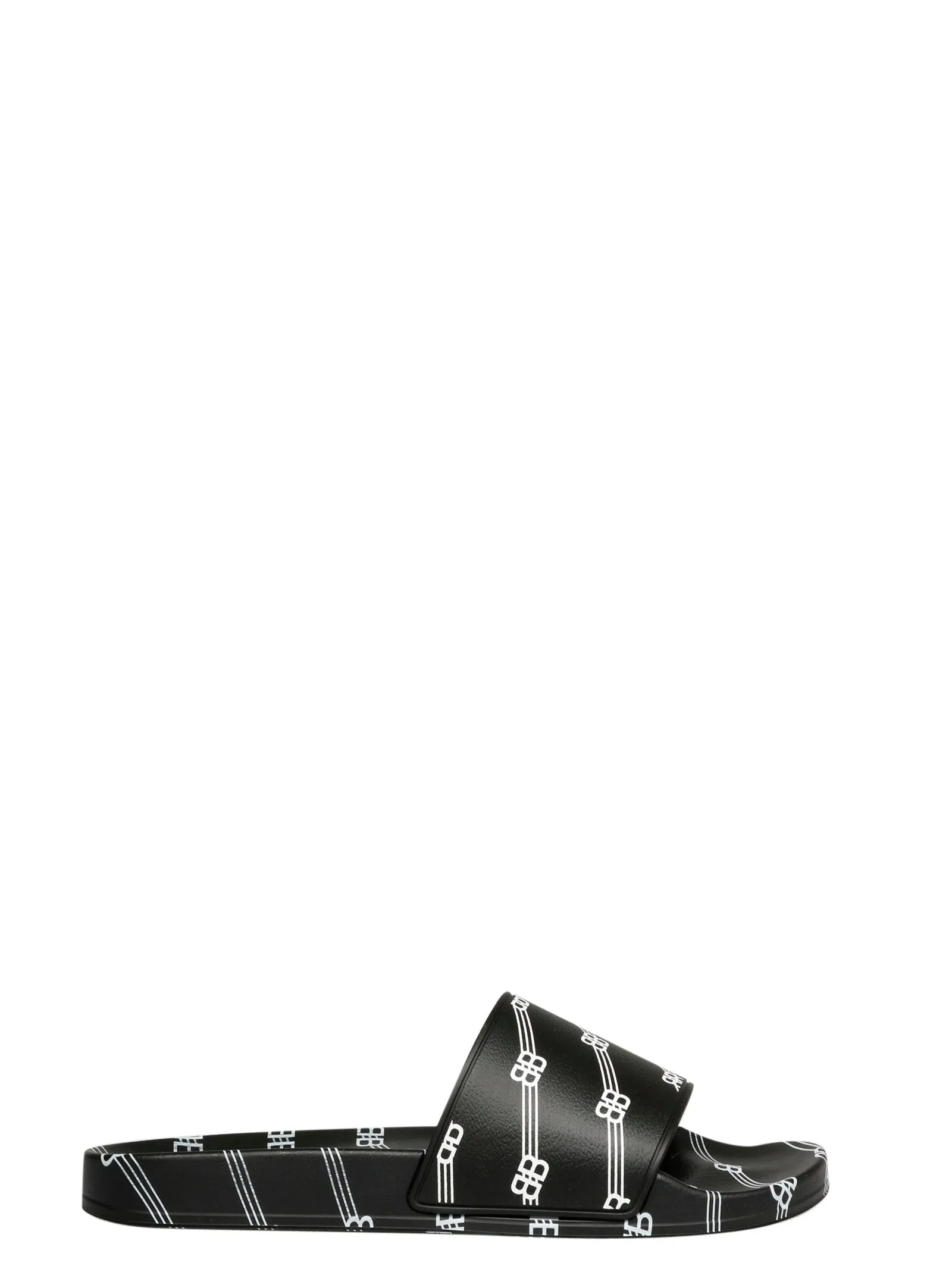 Sandals By Columbia Balenciaga BB Stripe Printed Slides