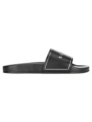 Exercise Sandals Balenciaga Logo Band Slide Sandals