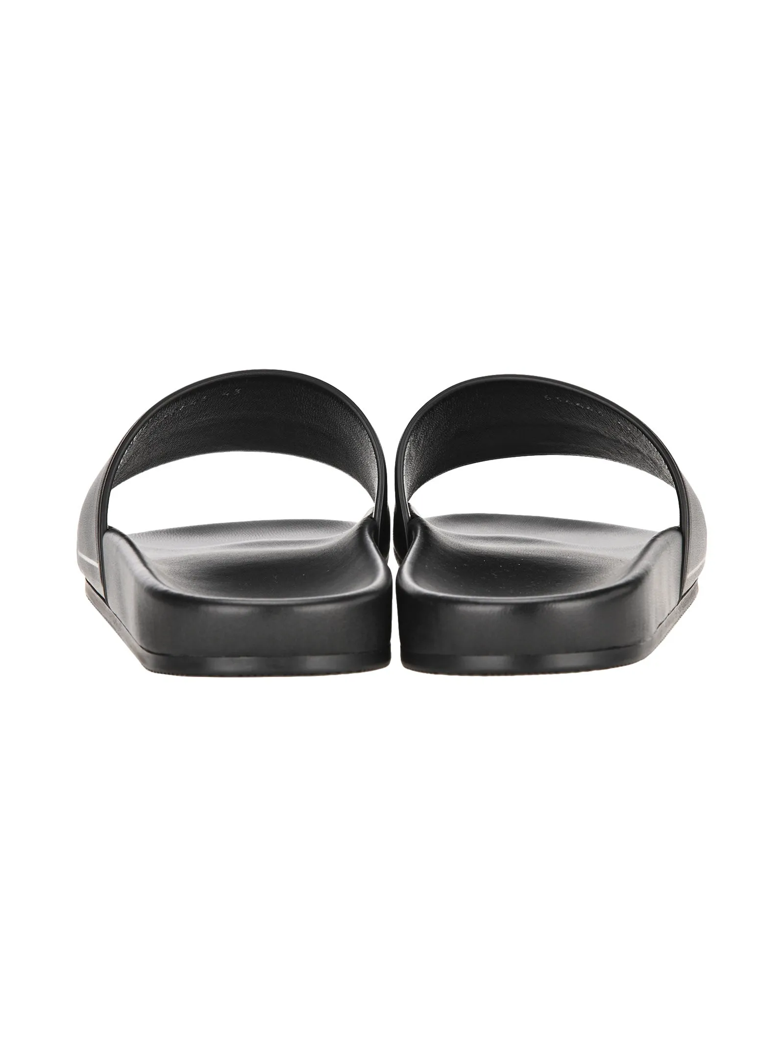 Clear Heel Sandals Balenciaga Logo Band Slide Sandals