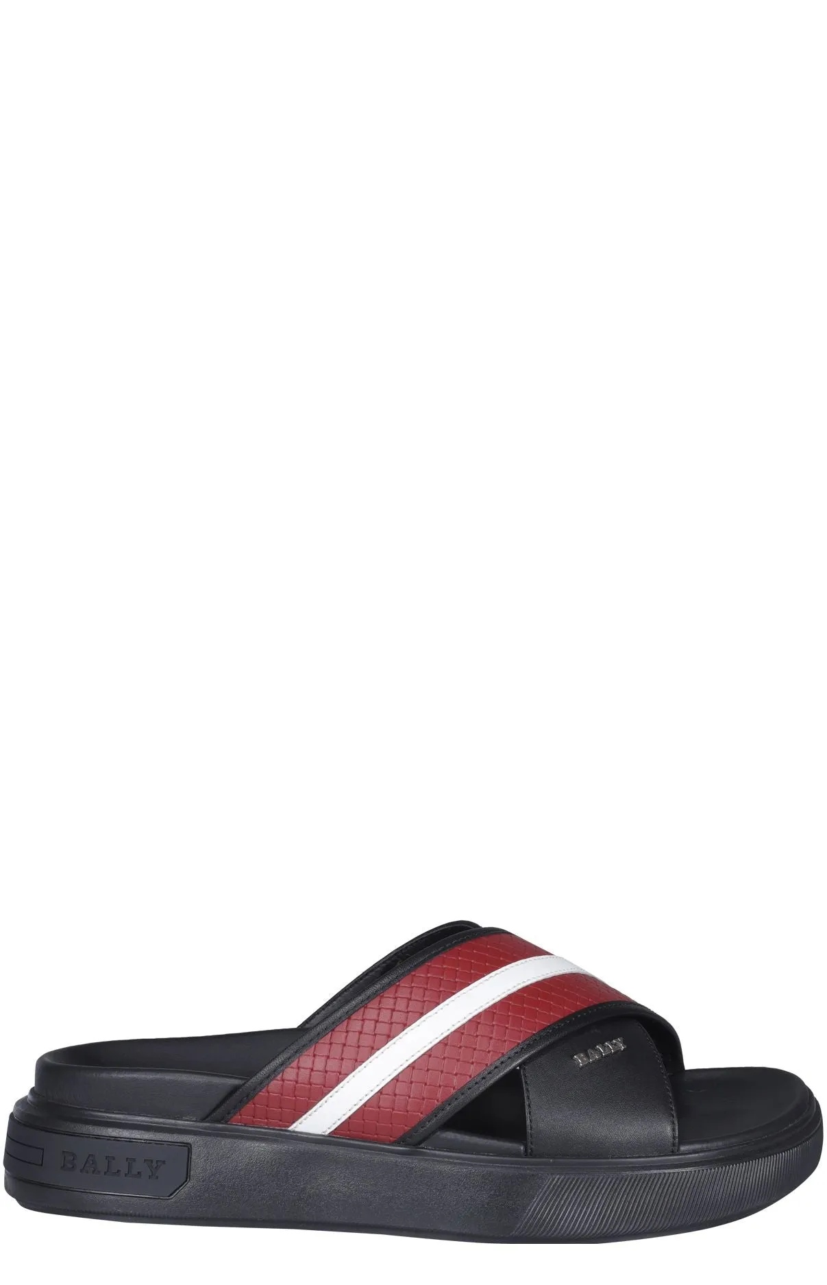 Bally Jarko Cross-Strap Slides Recovery Sandals Oofos