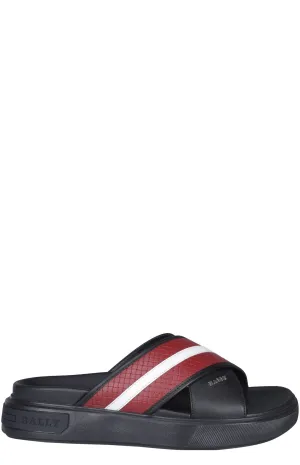 Double Wide Width Sandals Arch Support Bally Jarko Cross-Strap Slides