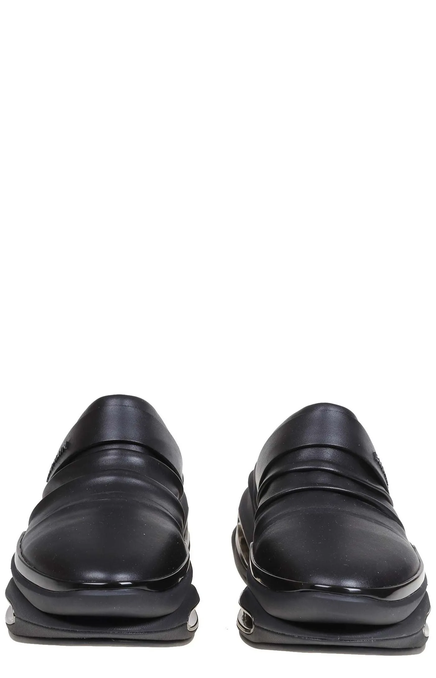 Balmain B-Bold Slip-On Mules Sandals With Heel