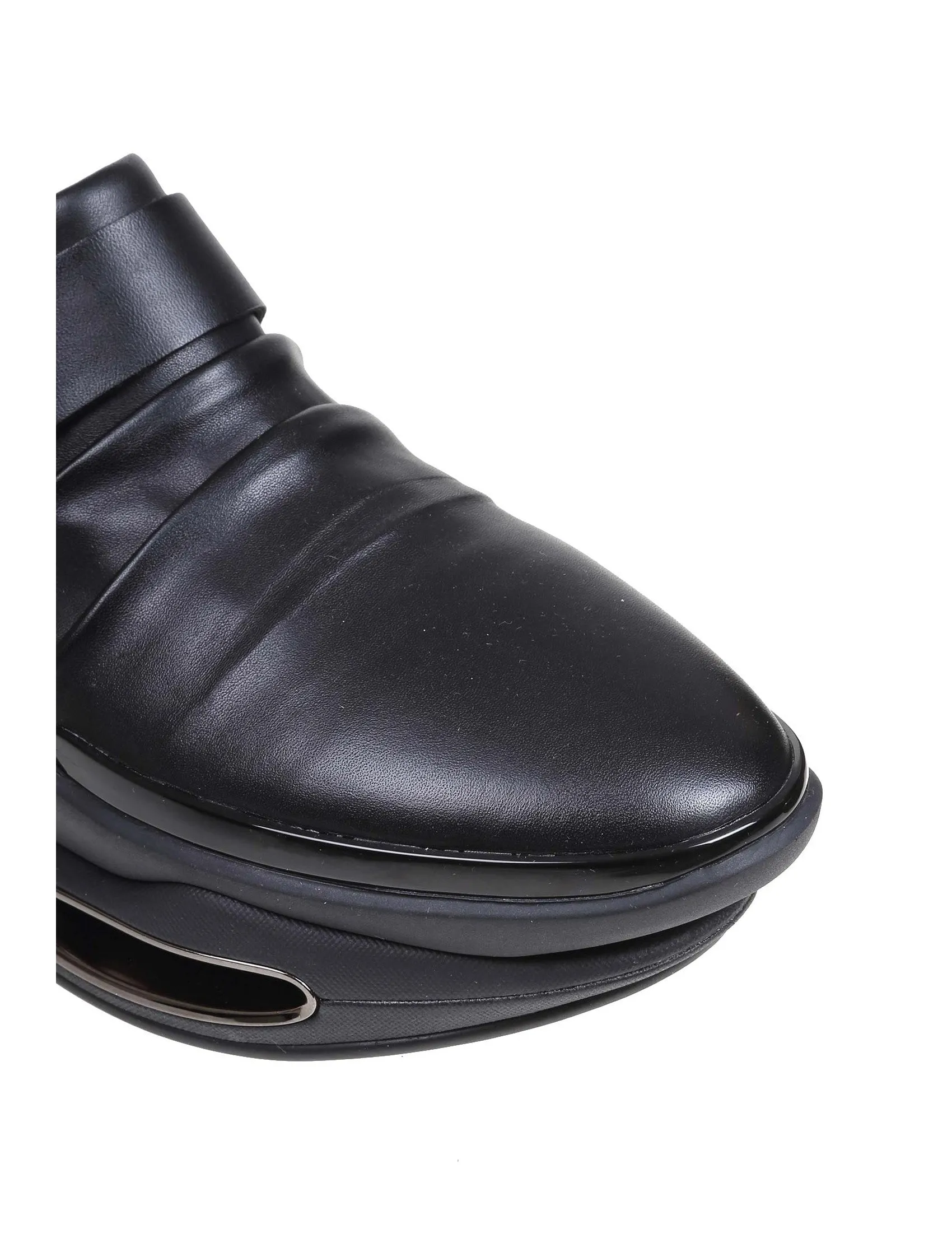 Leather Slide Sandals Balmain B-Bold Slip-On Mules