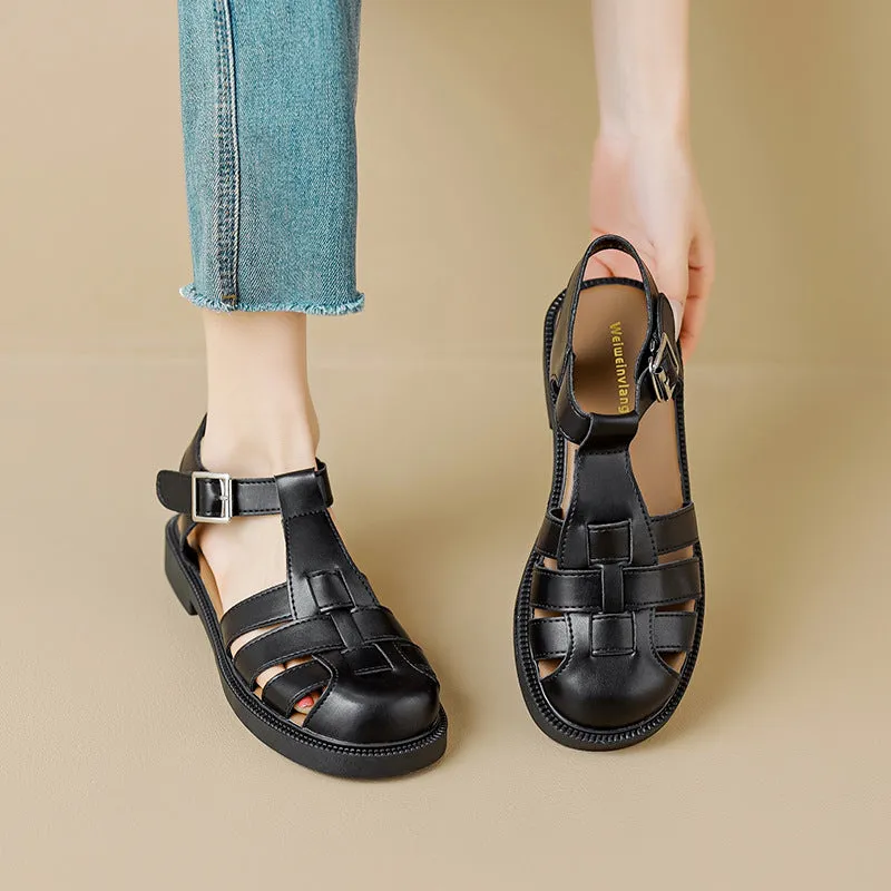 Womans Casual Woven Closed Toe Fisherman Sandals Sandals Prices