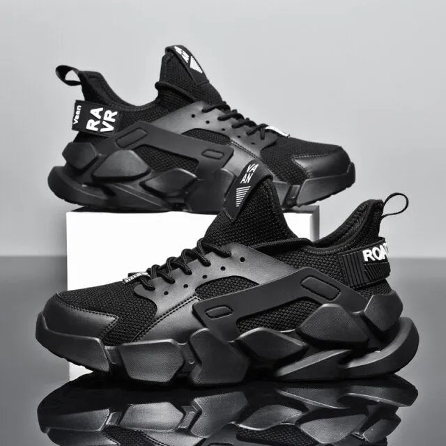 Rose Sneakers Basketball Shoes Men Design Thick Soles Jogging Fitness Sport Shoes