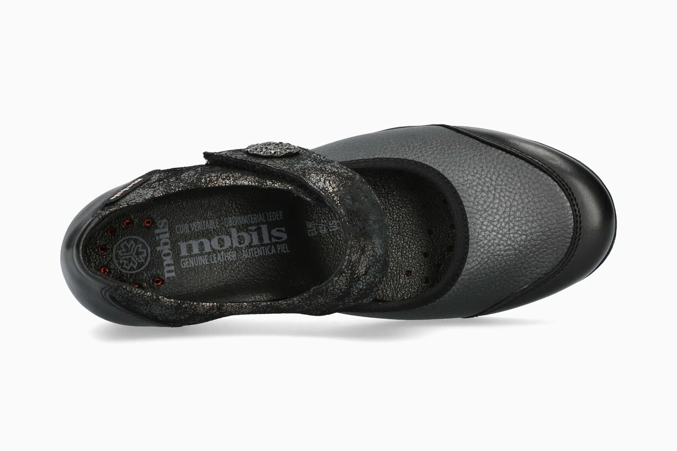 Bathilda - Black Fuzzy Slip Ons