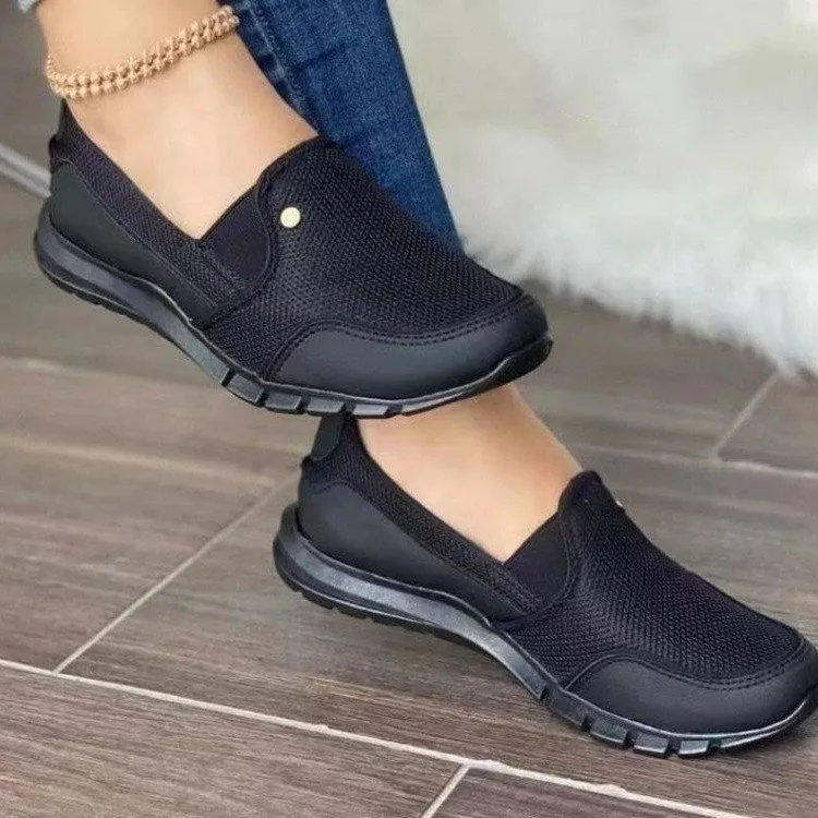 Hnm Loafers Casual Shoes Flat Heel Slip-on Loafers Women New Fashion Shoes