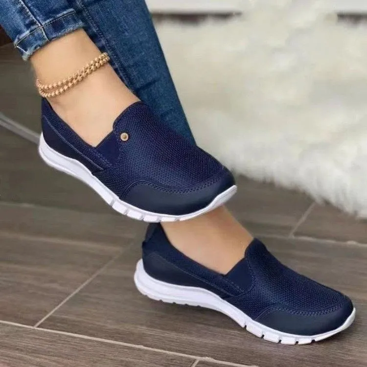Casual Shoes Flat Heel Slip-on Loafers Women New Fashion Shoes Easy Spirit Devitt Loafers