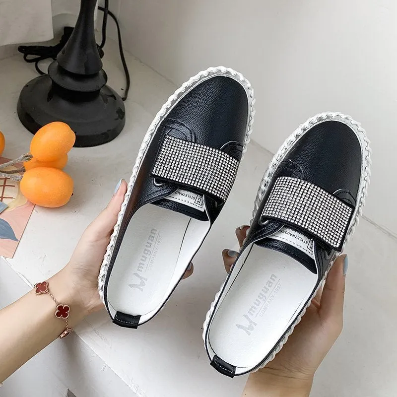 Work Boots Canada Belifi Fashionable Casual  Velcro Slippers