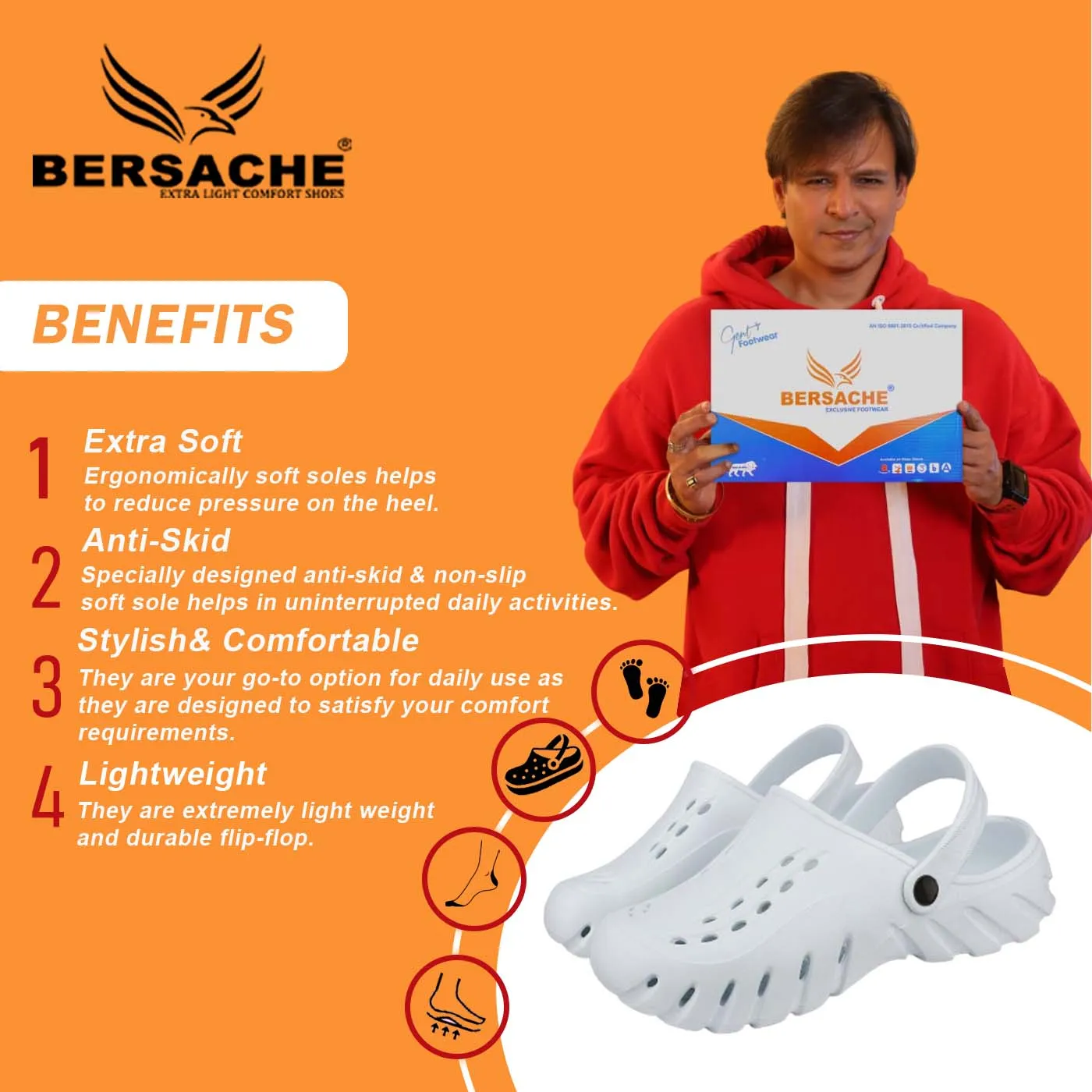 Best Cushioned Slippers Bersache Extra Soft Classic Casual with Back Strap Regular wear with Ultra Soft & Flexibility Technology Flip-Flop for Men's/ boy,s 6003-(Grey)