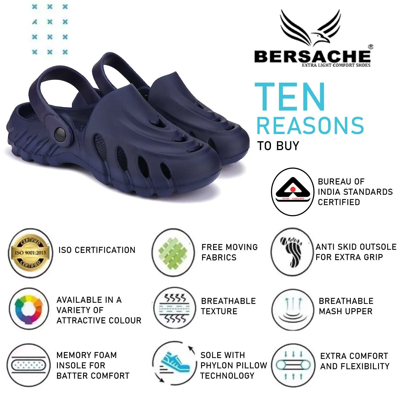 Bersache Extra Soft Classic Casual with Back Strap Regular wear with Ultra Soft & Flexibility Technology Flip-Flop for Men's/ boy,s 6008- (Blue) Bob Slippers