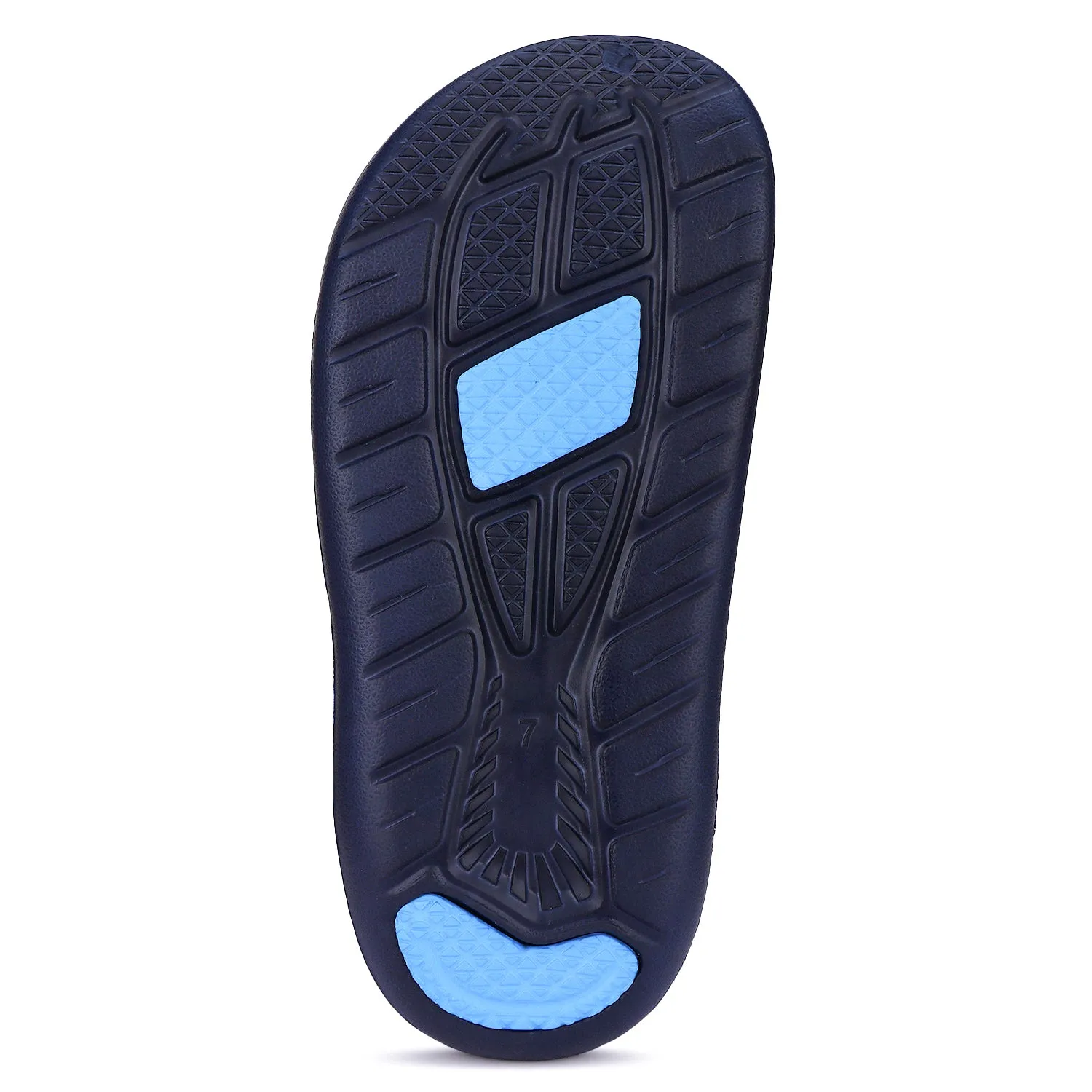 Bersache Extra Soft Classic Casual with Back Strap Regular wear with Ultra Soft & Flexibility Technology Flip-Flop for Men's/ boy,s - 6031 (Blue) Slippers Asuna