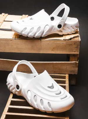 Alf Slippers Bersache Extra Soft Classic Casual with Back Strap Regular wear with Ultra Soft & Flexibility Technology Flip-Flop for Men's/ Boy's 6069-White