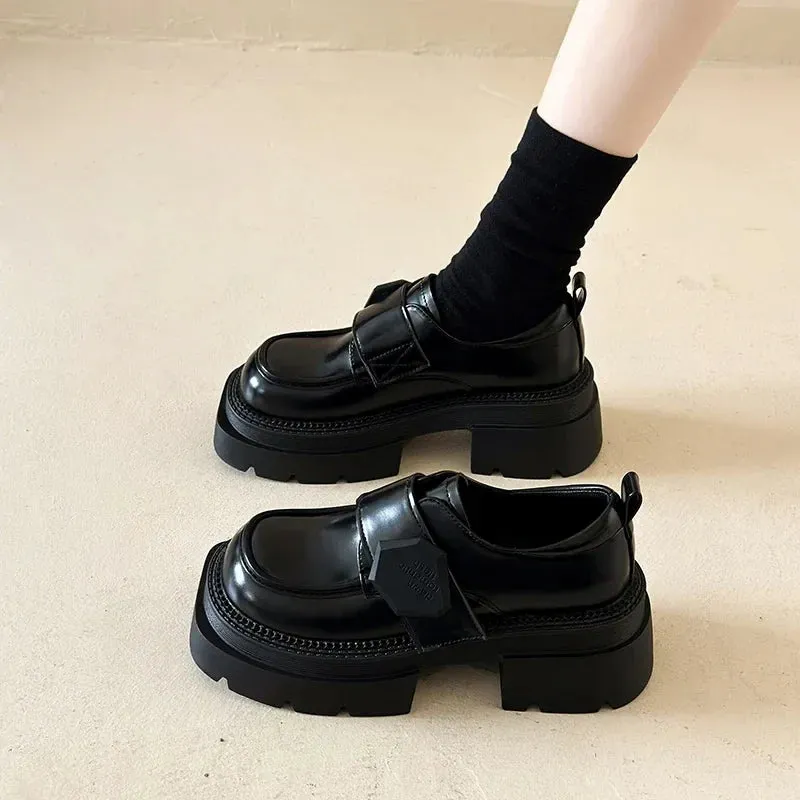 All Star Loafers binfenxie  -  Flats Platform Loafers Shoes Women Spring New Dress Shoes Uniform Fashion Brand 2024 Designer Female Casual Zapatillas Walking