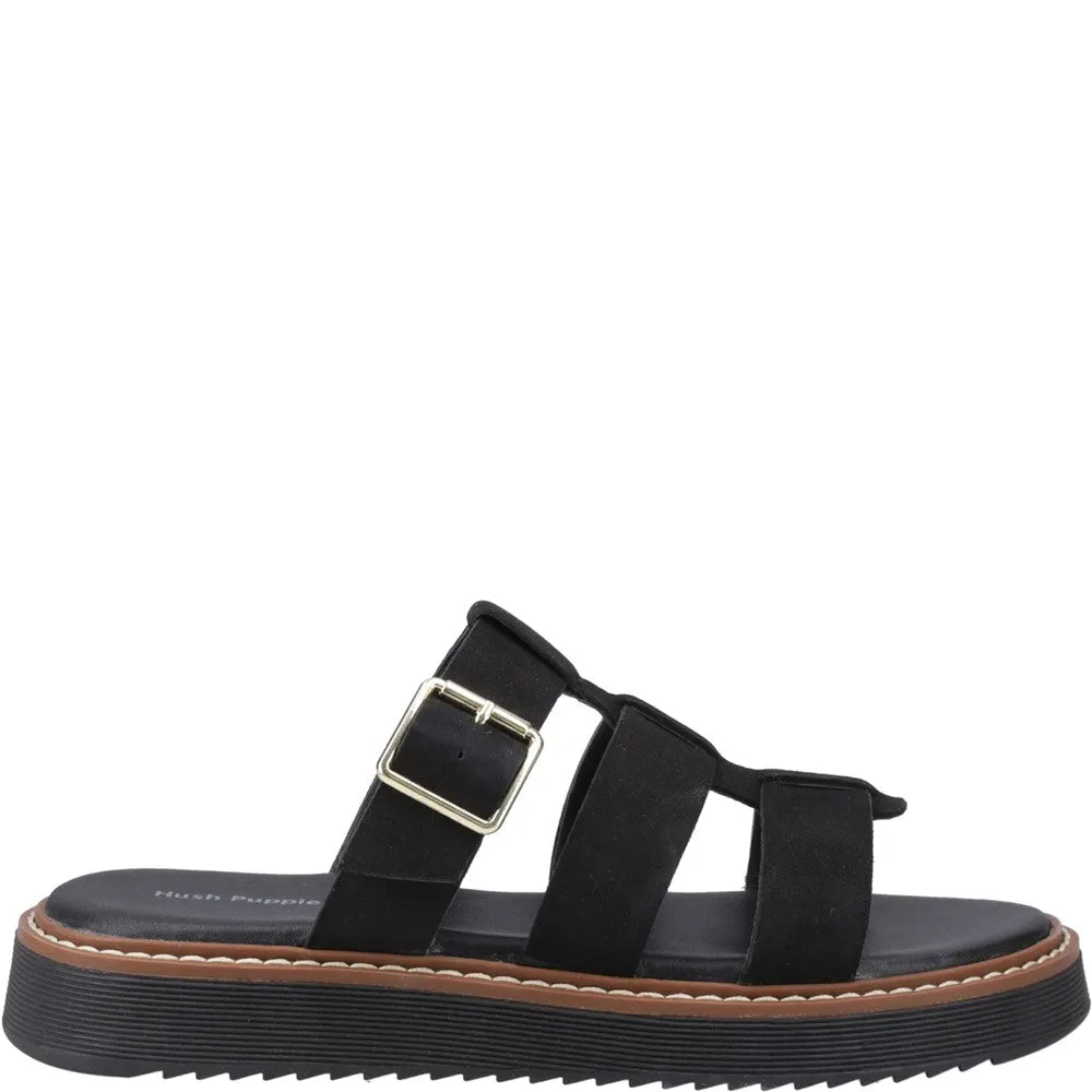 Lainey Sandals Black Celeste Slide Sandals