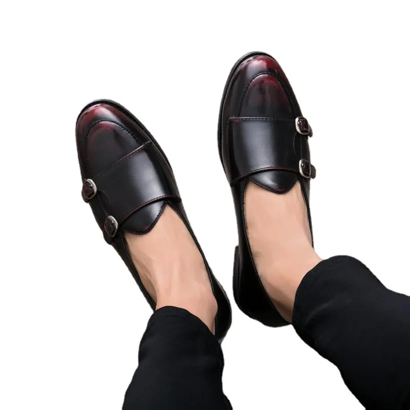 Bridal Shoes Flat Sandals Sneakers Men Casual Loafers Shoes Leather Moccasins Homme Men Slip On Flat Shoes Male Comfortable Driving Shoes Big Size 38-48#