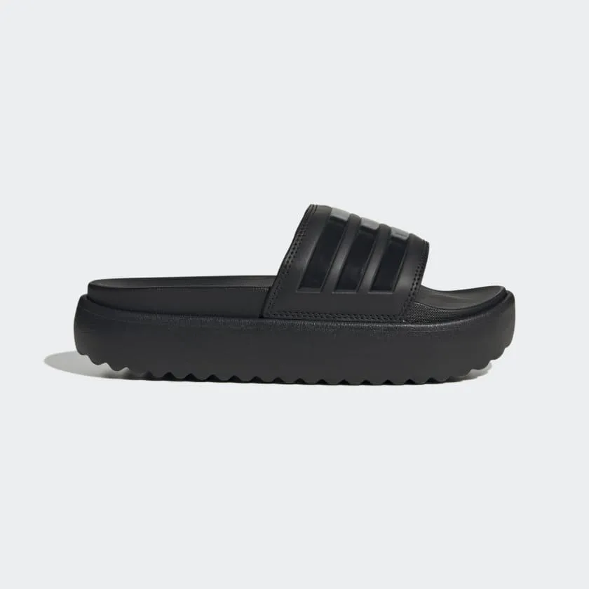 Adidas Swift Run Athletic Shoe Adidas "Adilette" Women's Platform Slide Sandals - Core Black / Core Black / Core Black