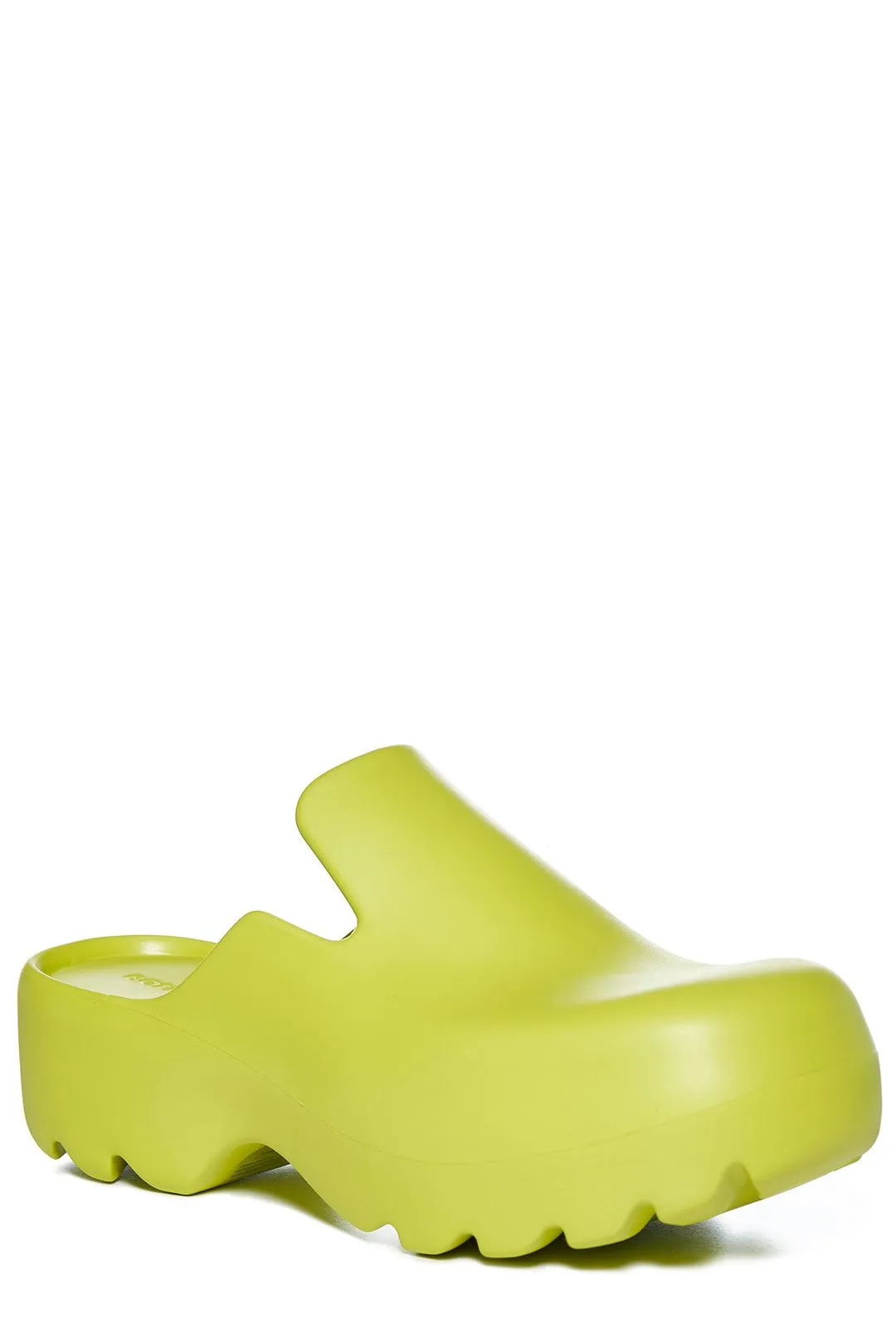 High Heel Pump Sandals Bottega Veneta Chunky Sole Slip-On Sandals