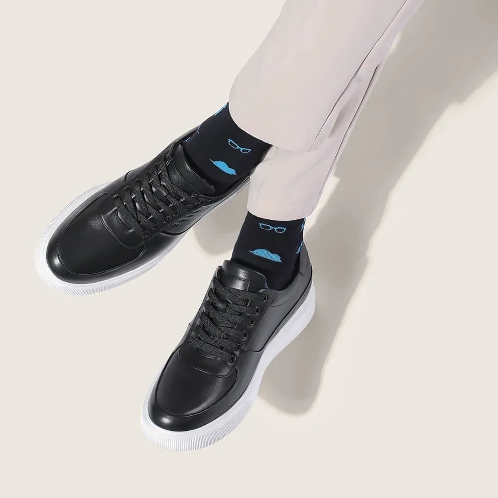 6 CM / 2.36 Inches CMR CHAMARIPA Elevator Shoes - Step Up Your Height Game with Black Casual Elevator Sneakers - Gain 2.36 Inches Instantly! Naturalizer Shoes Sneakers