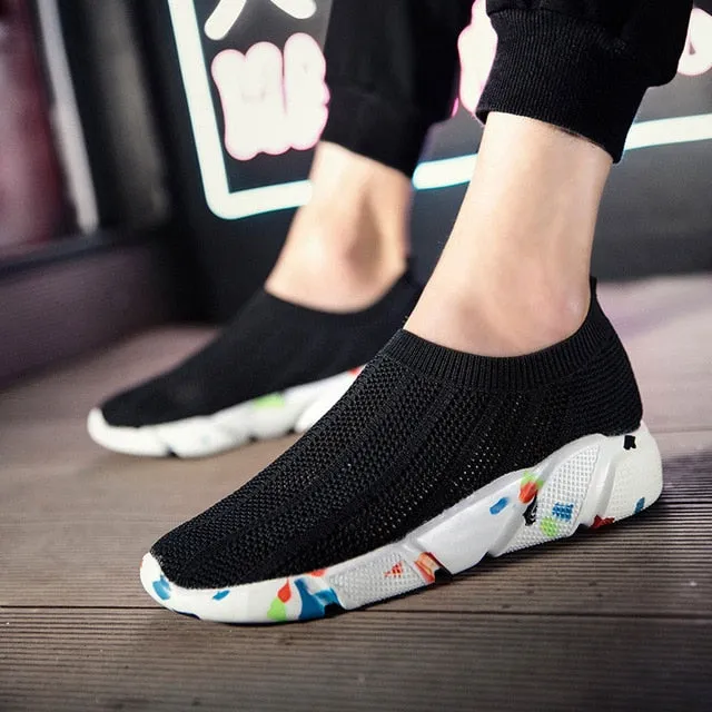 Patrick Ewing Sneakers Breathable Ankle Boot Women Socks Shoes Female Sneakers