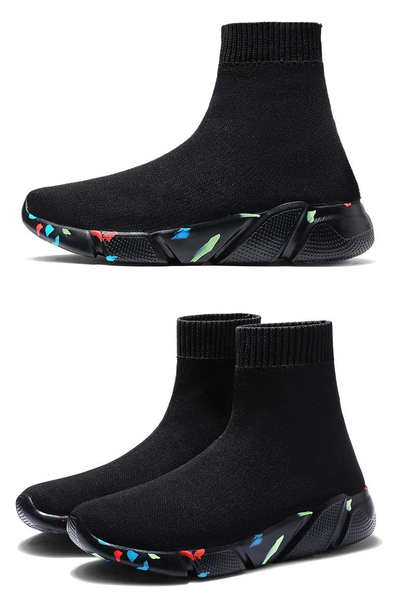 Ballerina Sneakers Breathable Ankle Boot Women Socks Shoes Female Sneakers