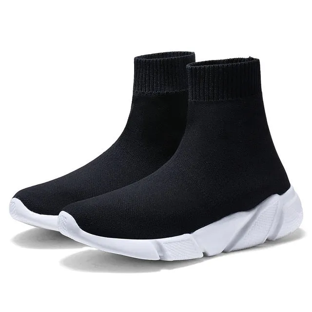 Coolest Sneakers Breathable Ankle Boot Women Socks Shoes Female Sneakers