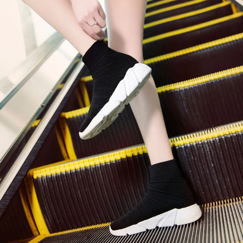 Breathable Ankle Boot Women Socks Shoes Female Sneakers Best Sneakers Flat Feet
