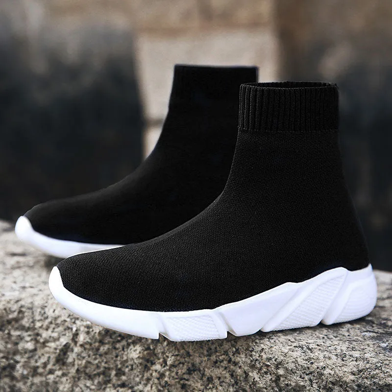 Knit Sneakers Breathable Ankle Boot Women Socks Shoes Female Sneakers