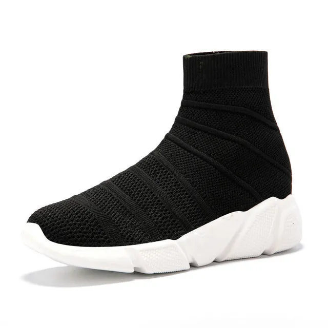 Ash Platform Sneakers Breathable Ankle Boot Women Socks Shoes Female Sneakers