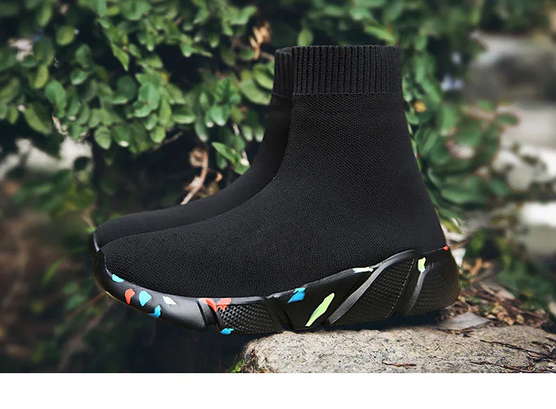 Out Of Office Sneakers Breathable Ankle Boot Women Socks Shoes Female Sneakers