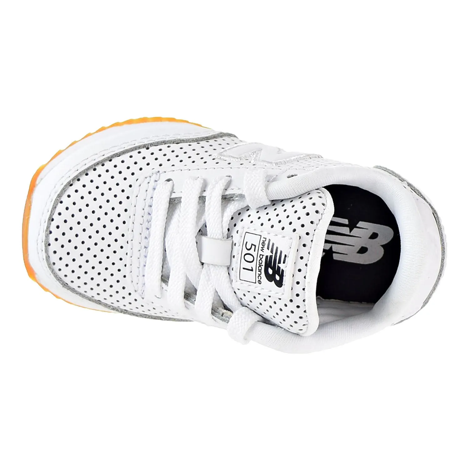 New Balance 501 Toddler's Shoes White Grey New Balance 990