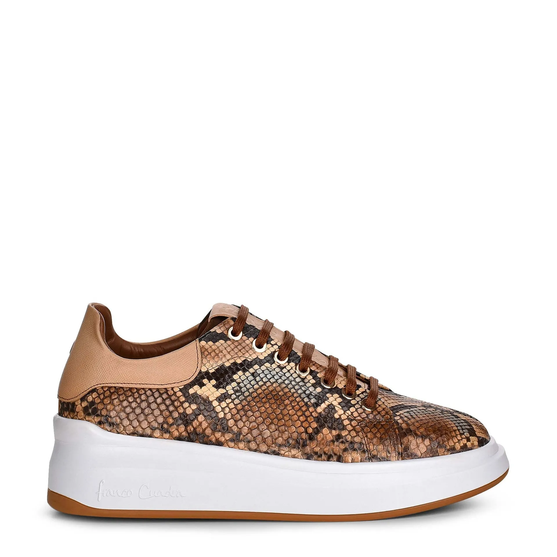 Sergio Tacchini Sneakers 4P4PBVL - Cuadra tobacco casual fashion python sneakers for women