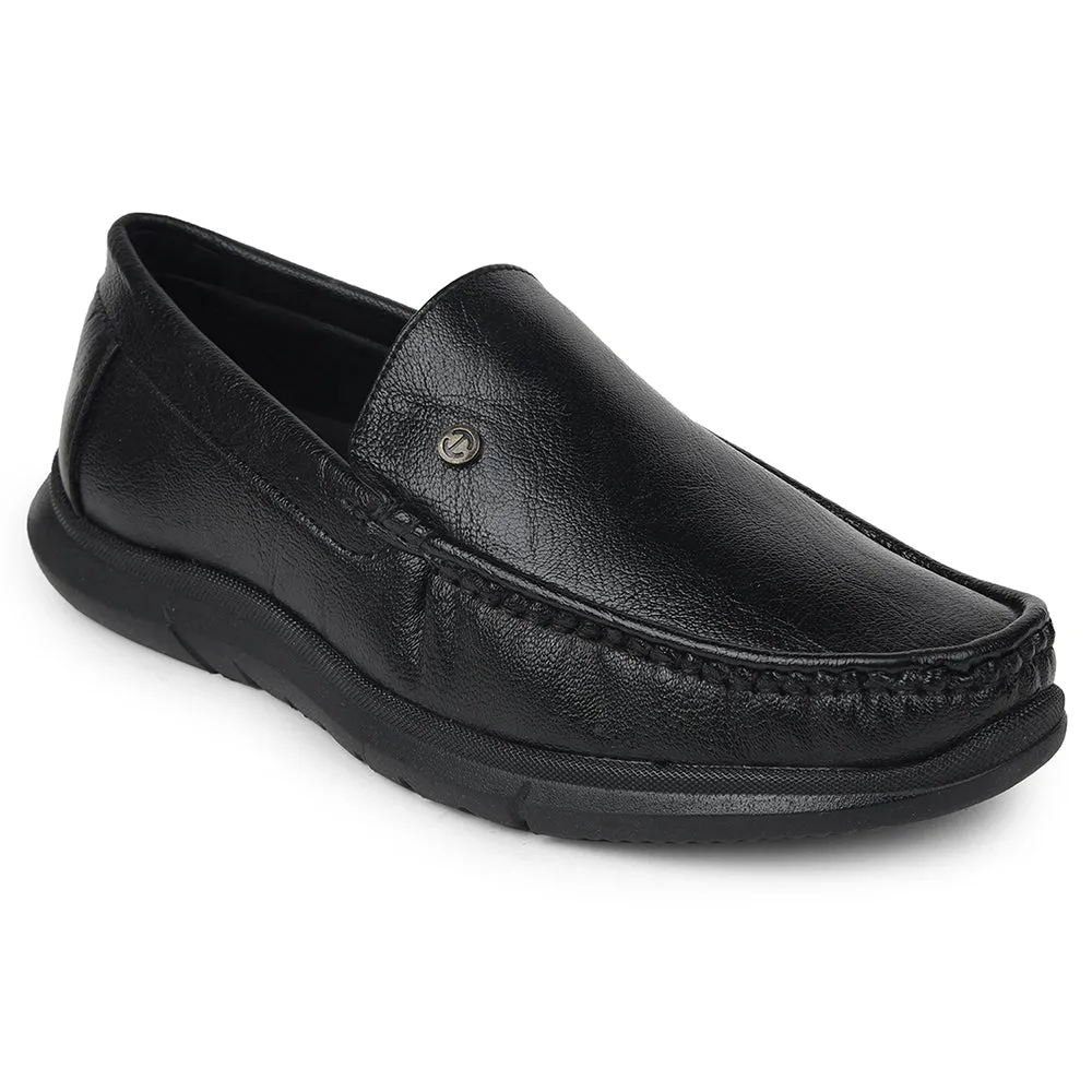 Air Loafers Healers Black Formal Loafers For Mens VSL-3 By Liberty