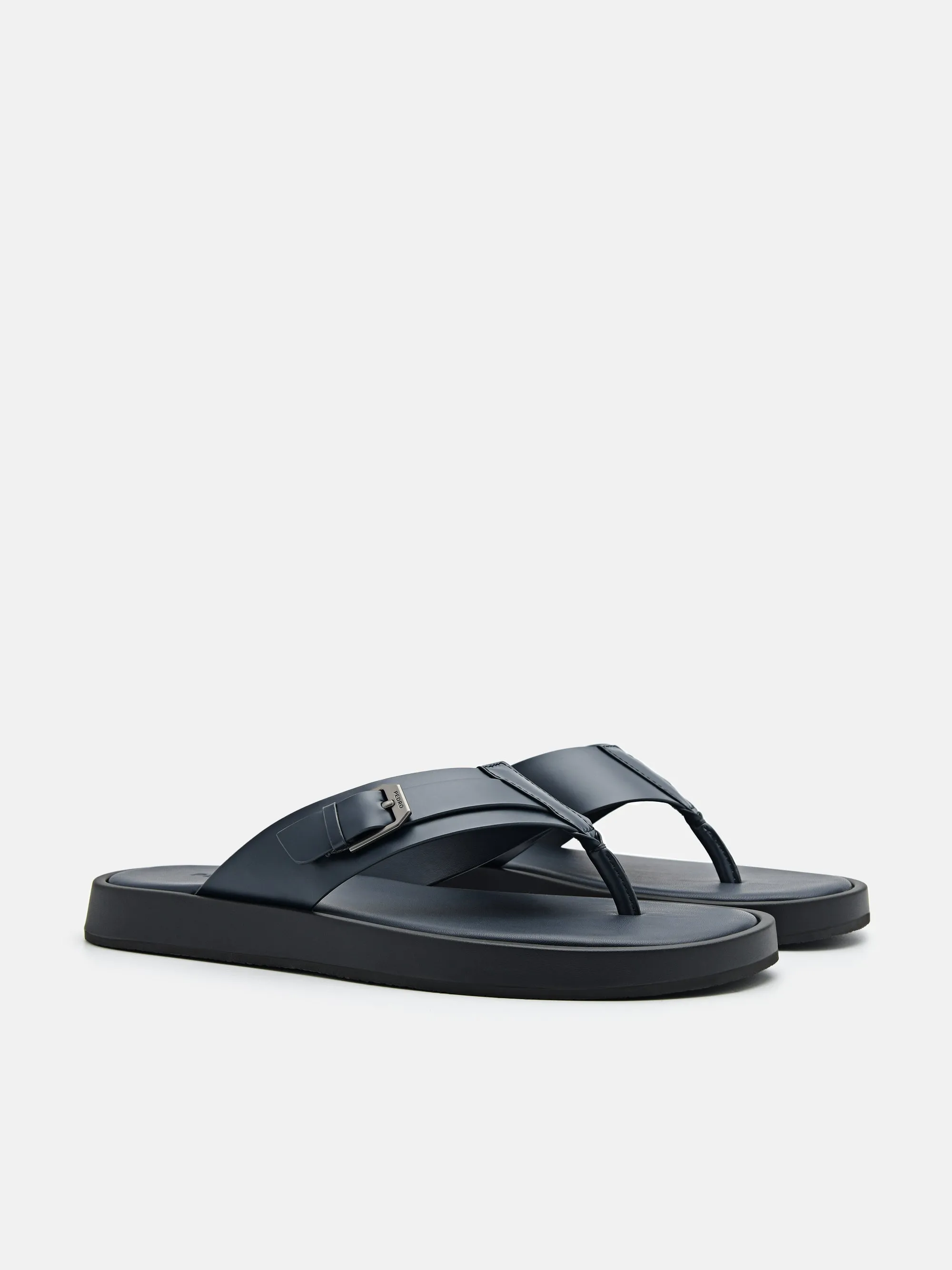 Buckle Thong Sandals Platform Sandals Foam