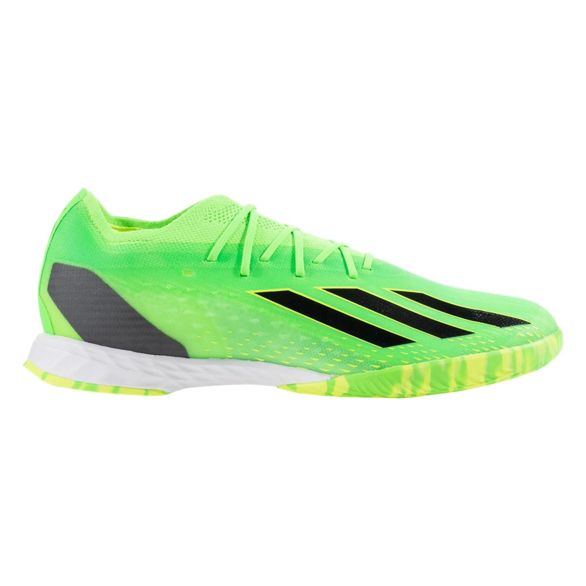 adidas X Speedportal.1 IN Indoor Soccer Shoe - Solar Green/Core Black/Solar Yellow Adidas Originals Gazelle Bold Shoe
