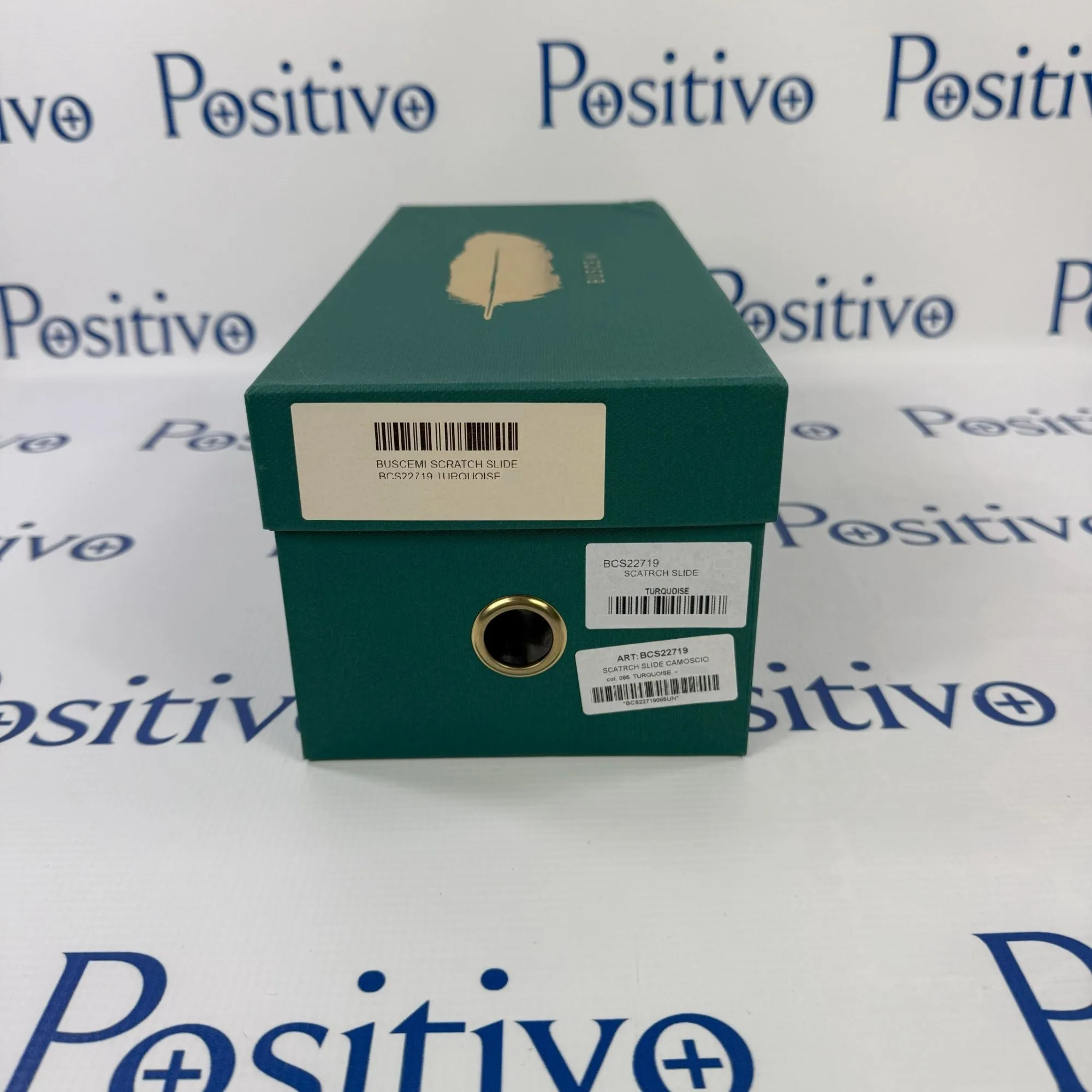 Tiny Heel Sandals Buscemi Scratch Slide Turquoise Leather Sandals