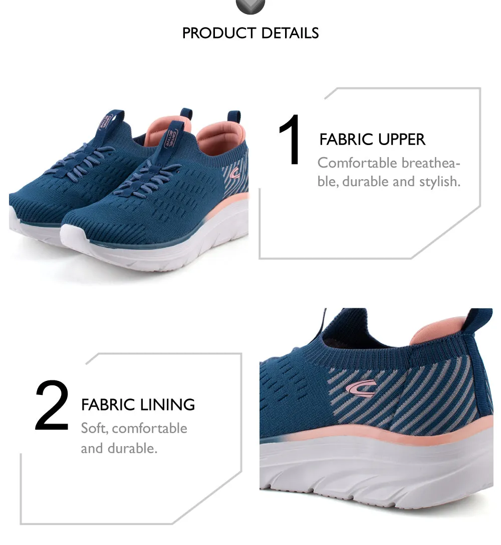 camel active Women Leanne Sneakers shoes - 762305-YS01SV-4-BLUE Best Sneakers For Pickleball