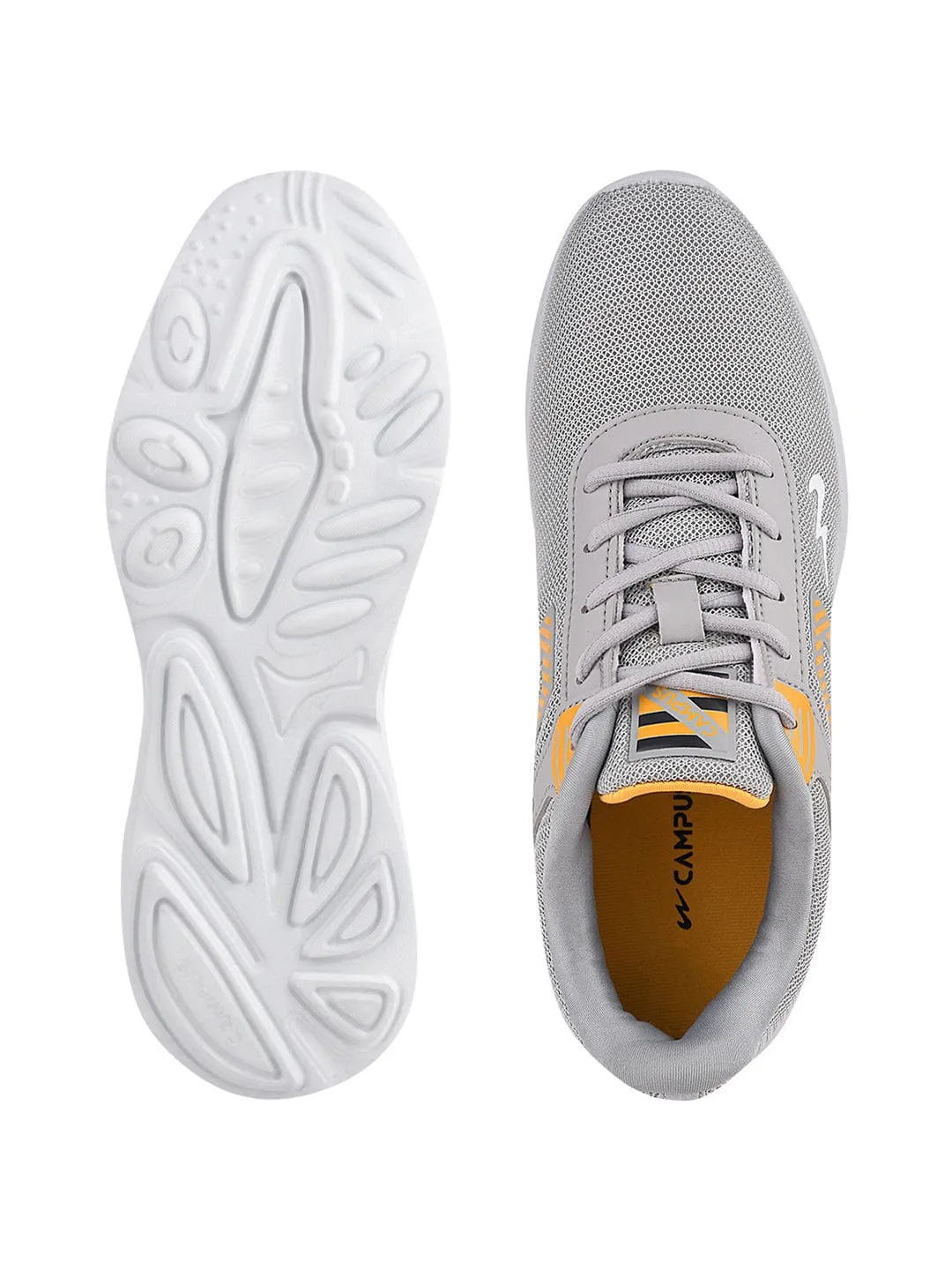 CAMP CASPER Grey Men's Running Shoes Best Cushioned Running Shoe