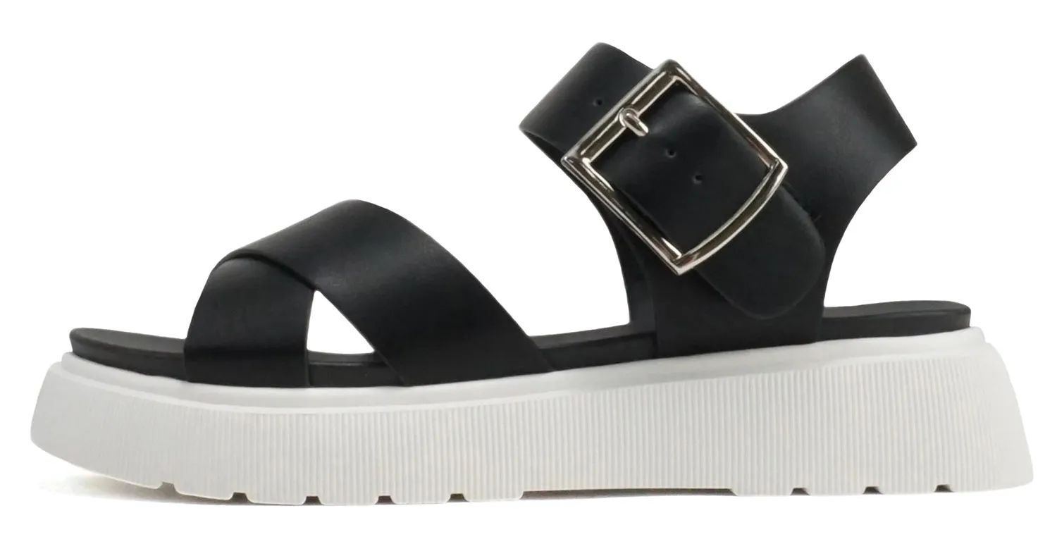 CARTER-S Black PU Soda Wholesale Sandals