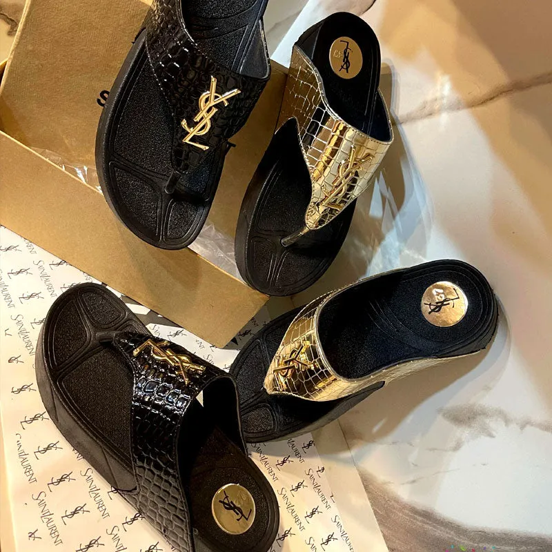 Celso Flip Flops T Strap Platform Flip Flops Women Sandal #8779 #22