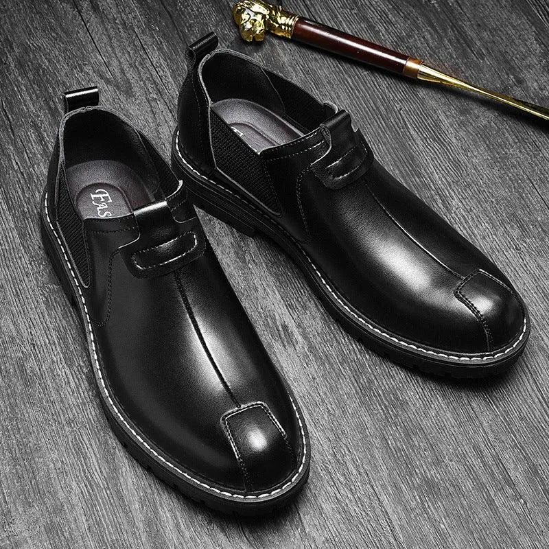 Casual leather shoes men loafers Union Loafers Restaurant