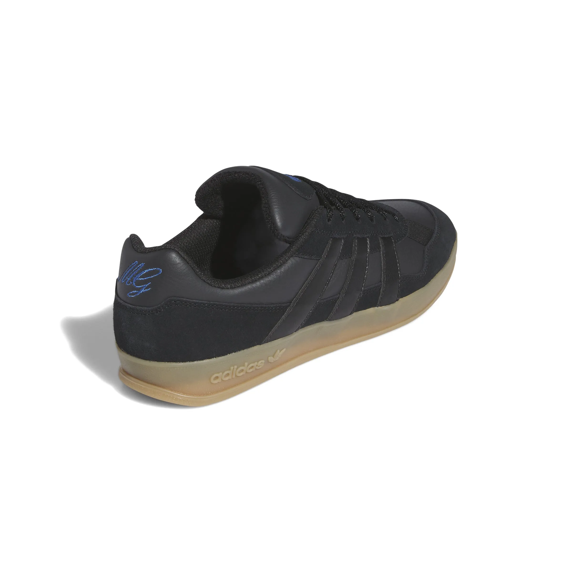 Adidas Aloha Super Mark Gonzales Shoes-Core Black/Carbon/Blue Bird Adidas Retrocross Spikeless Golf Shoes