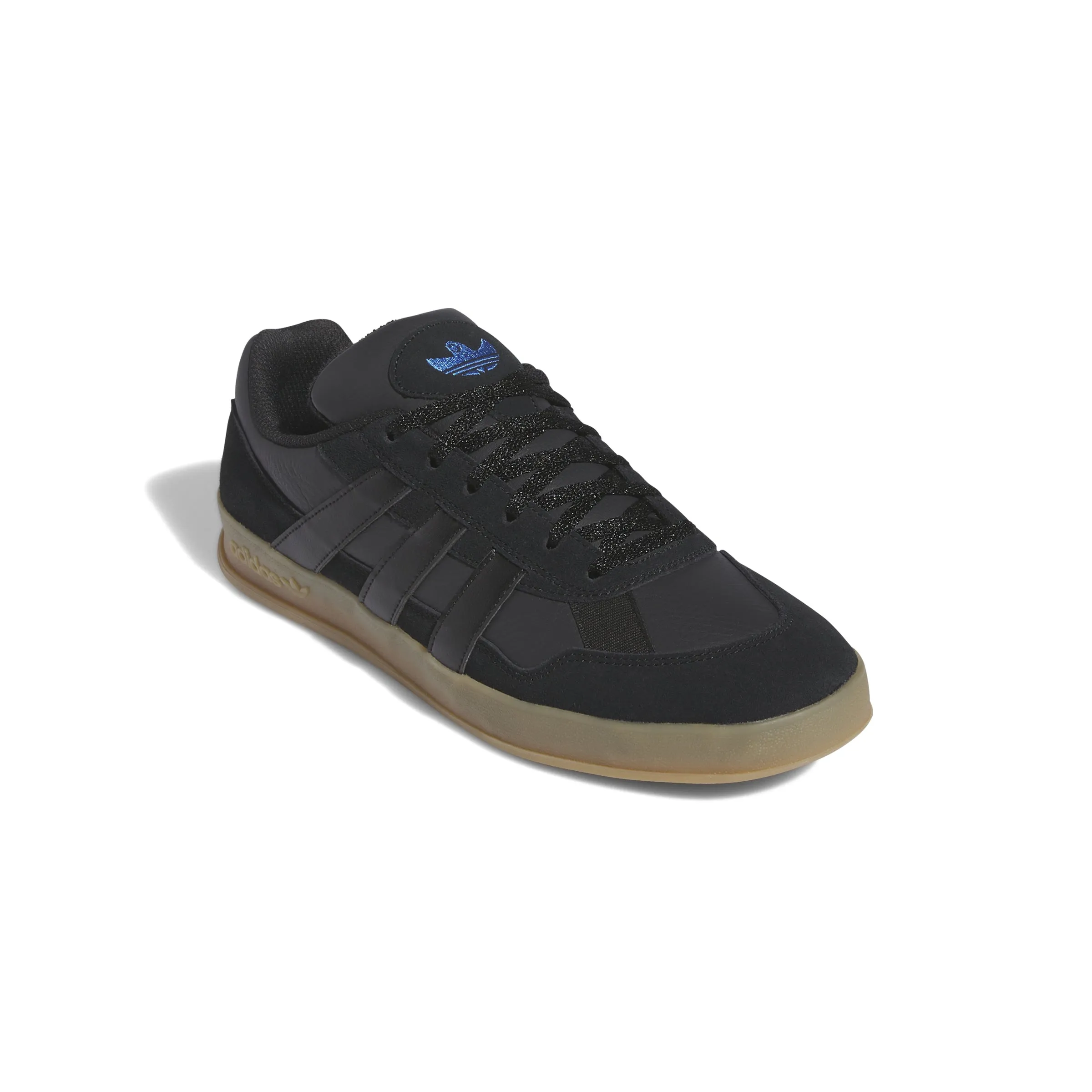 Adidas Aloha Super Mark Gonzales Shoes-Core Black/Carbon/Blue Bird Adidas Shoe Sizing