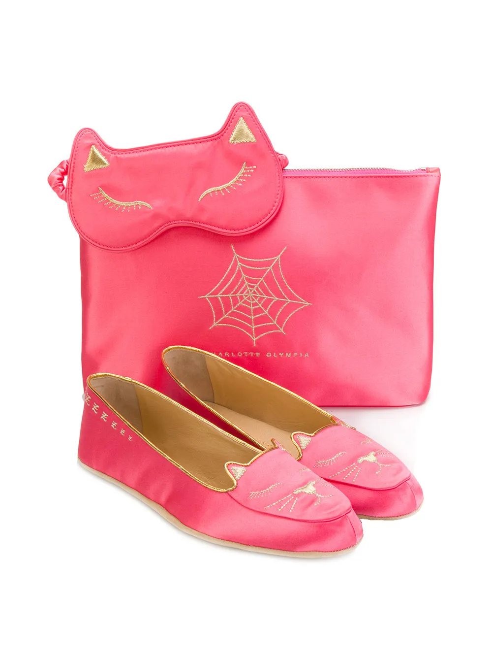 Charlotte Olympia Cat Nap slippers Merino Slippers